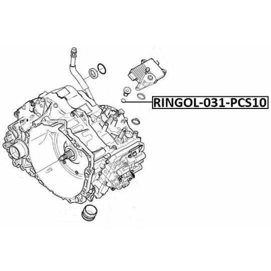 RINGOL-031-PCS10 - Oil Seal, automatic transmission 