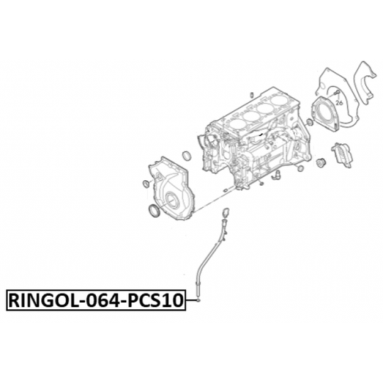 RINGOL-064-PCS10 - Tihend,õlivarras 