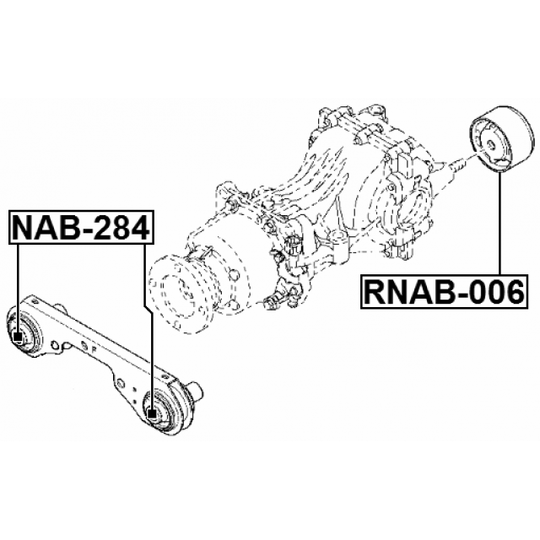 RNAB-006 - Mounting, differential 