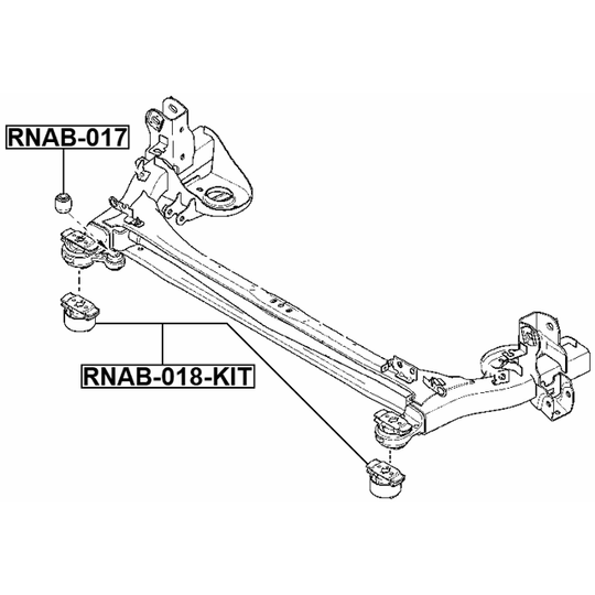 RNAB-018-KIT - Akselinripustus 