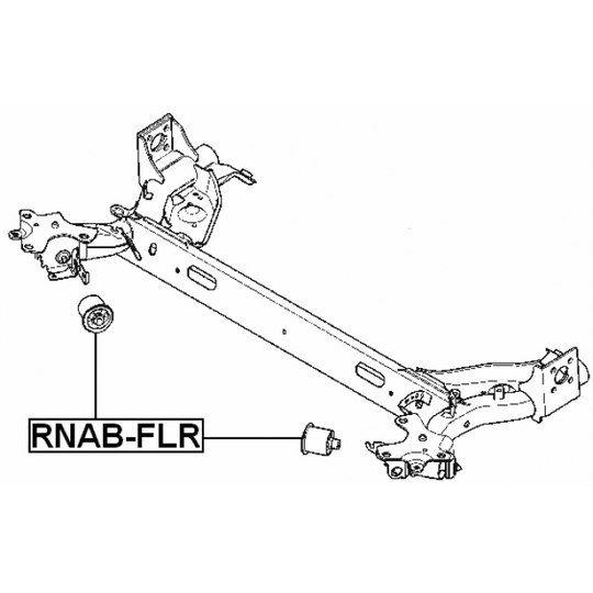 RNAB-FLR - Upphängning, axelstomme 