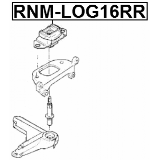 RNM-LOG16RR - Paigutus,käigukast 