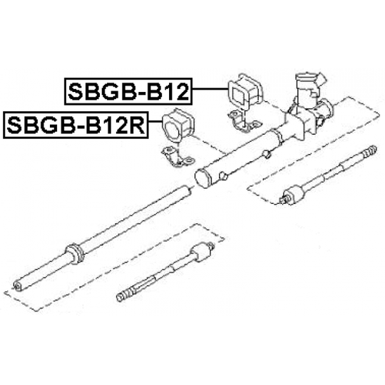 SBGB-B12R - Paigutus, rooliajam 