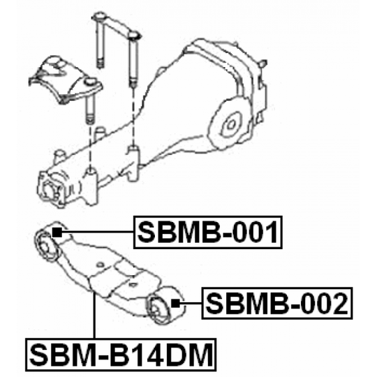 SBMB-001 - Fäste, differential 