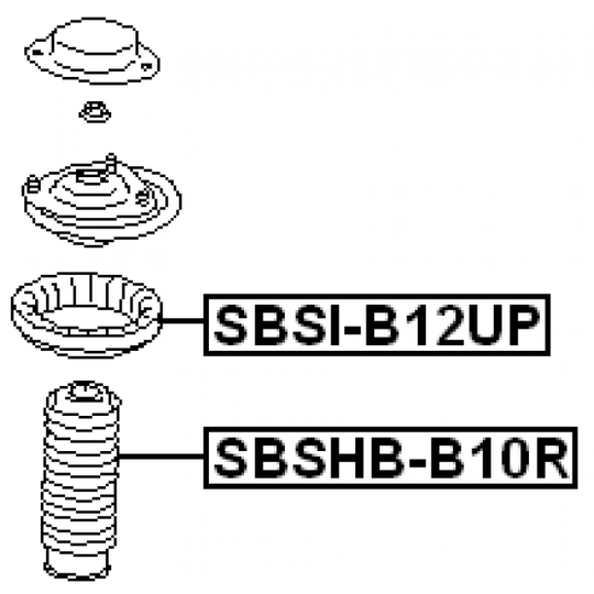 SBSHB-B10R - Kaitsemüts / kaitsekumm, amort 