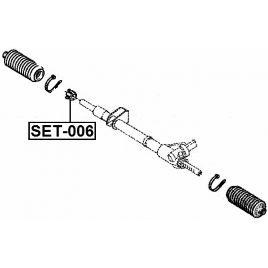 SET-006 - Korjaussarja, ohjausvaihde 