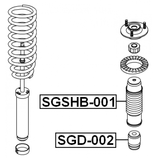 SGSHB-001 - Bearing Bush, stabiliser 