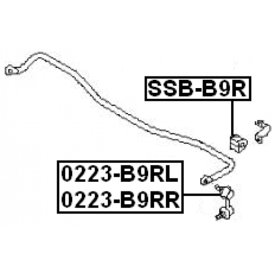 SSB-B9R - Stabiliser Mounting 