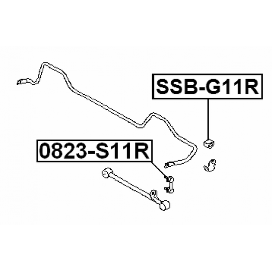 SSB-G11R - Stabiliser Mounting 