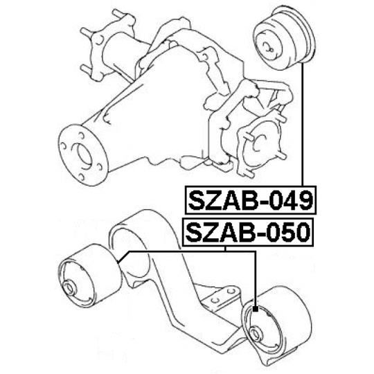 SZAB-049 - Kinnitus, diferentsiaal 