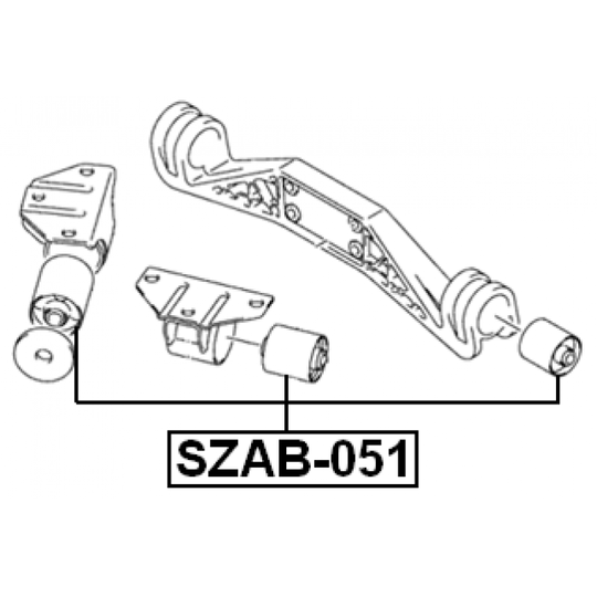 SZAB-051 - Kinnitus, diferentsiaal 