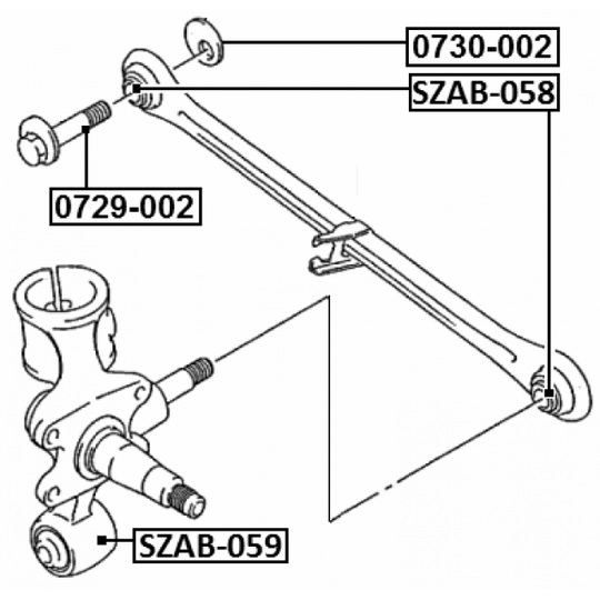 SZAB-059 - Bush, control arm mounting 