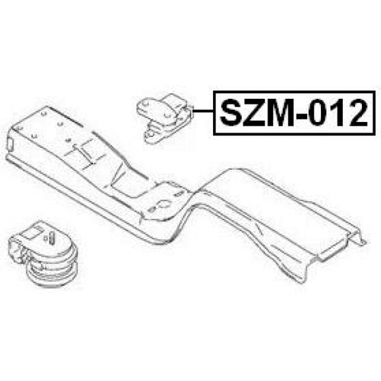 SZM-012 - Moottorin tuki 