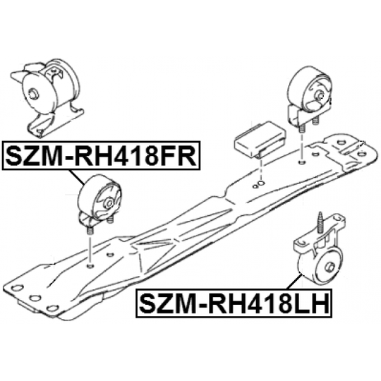 SZM-RH418LH - Engine Mounting 