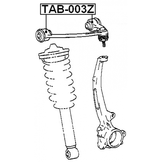 TAB-003Z - Control Arm-/Trailing Arm Bush 