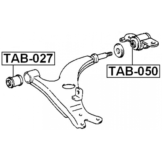 TAB-050 - Länkarmsbussning 