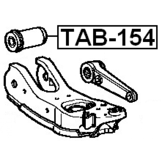 TAB-154 - Länkarmsbussning 