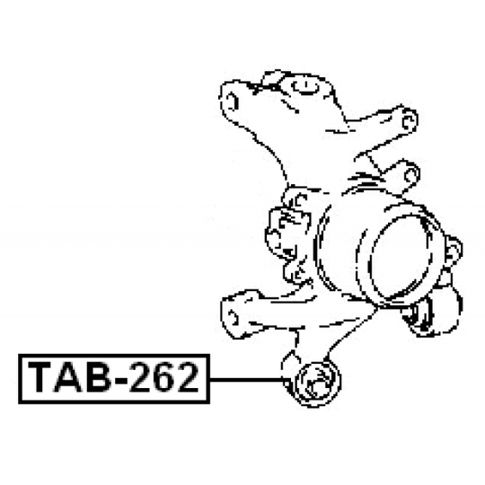 TAB-262 - Laakerihela, tukivarsi 