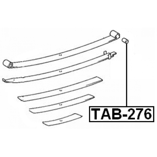 TAB-276 - Bush, leaf spring 