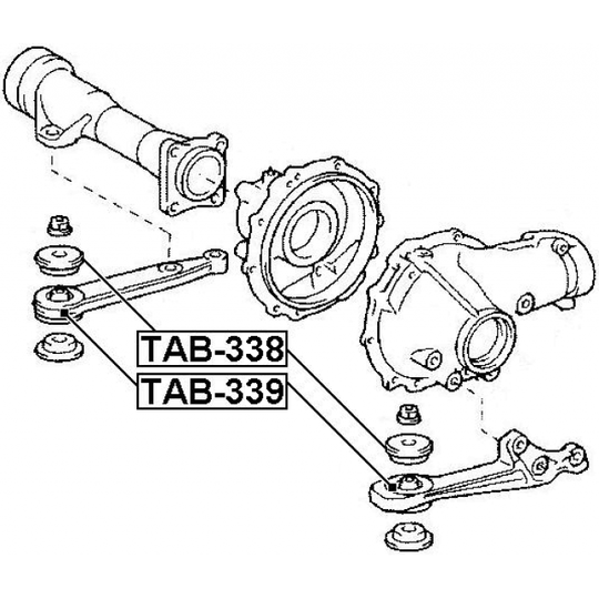 TAB-338 - Fäste, differential 