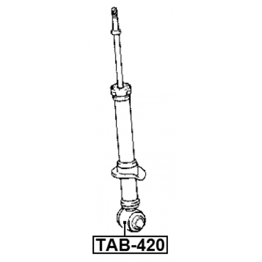 TAB-420 - Bush, shock absorber 