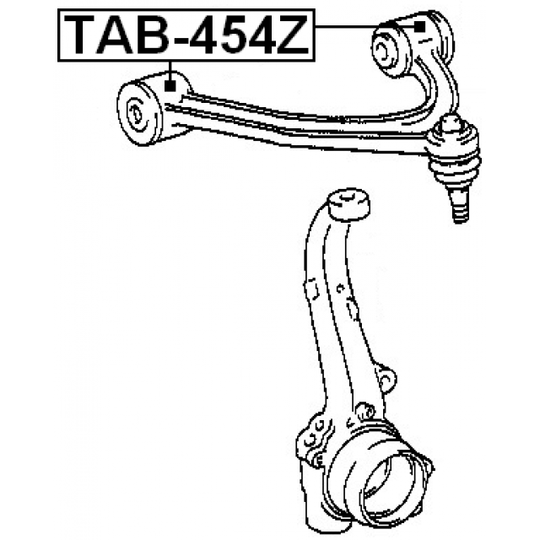 TAB-454Z - Control Arm-/Trailing Arm Bush 
