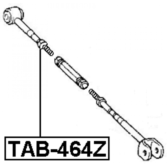 TAB-464Z - Länkarmsbussning 