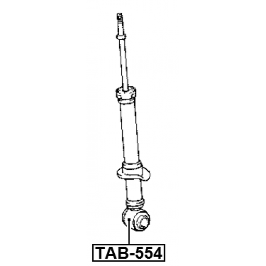 TAB-554 - Bush, shock absorber 