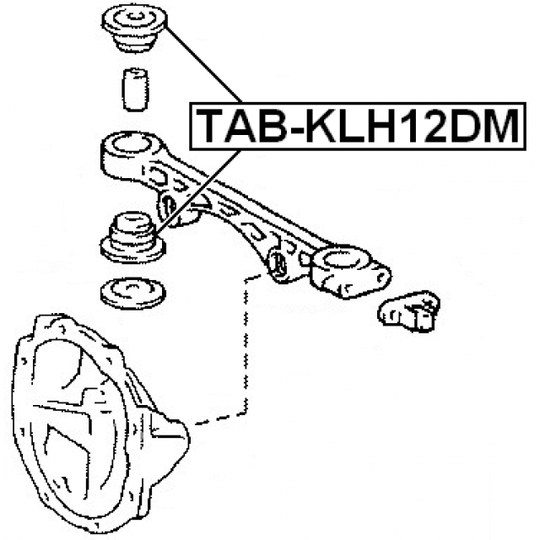 TAB-KLH12DM - Mounting, differential 