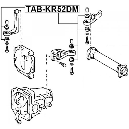 TAB-KR52DM - Mounting, differential 