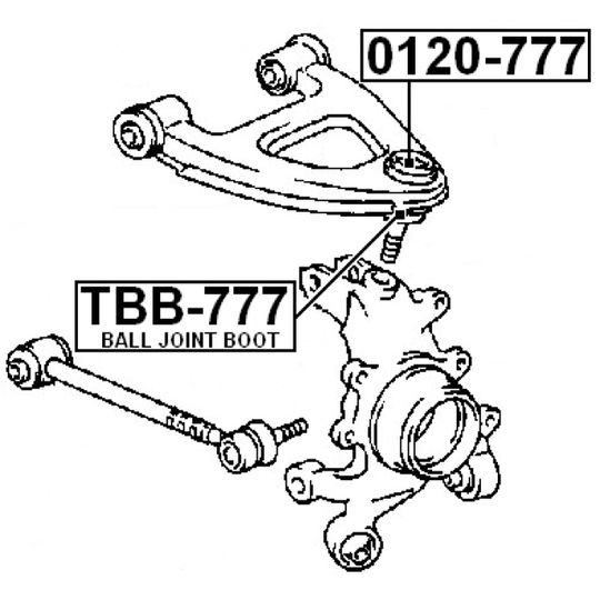 TBB-777 - Remondikomplekt, kande / juhtliigend 