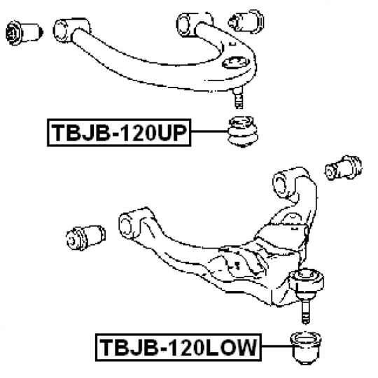 TBJB-120UP - Repair Kit, ball joint 