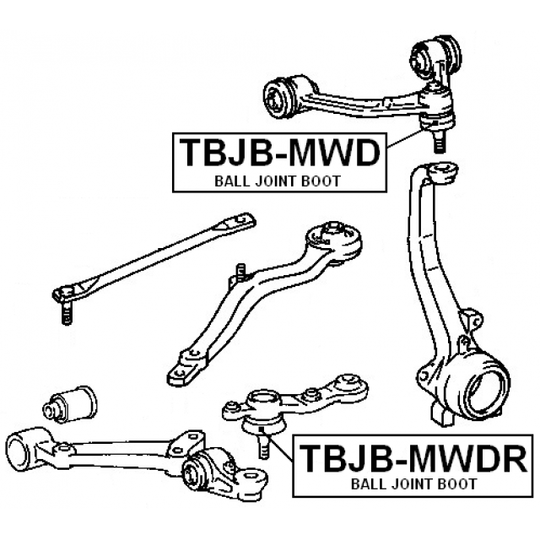TBJB-MWD - Remondikomplekt, kande / juhtliigend 