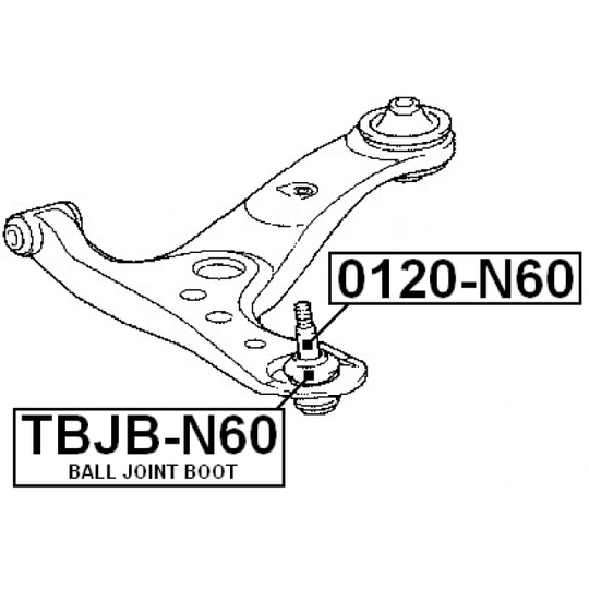 TBJB-N60 - Remondikomplekt, kande / juhtliigend 