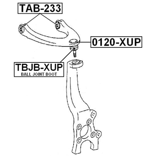 TBJB-XUP - Repair Kit, ball joint 
