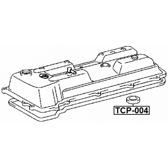 TCP-004 - Seal Ring, spark plug shaft 