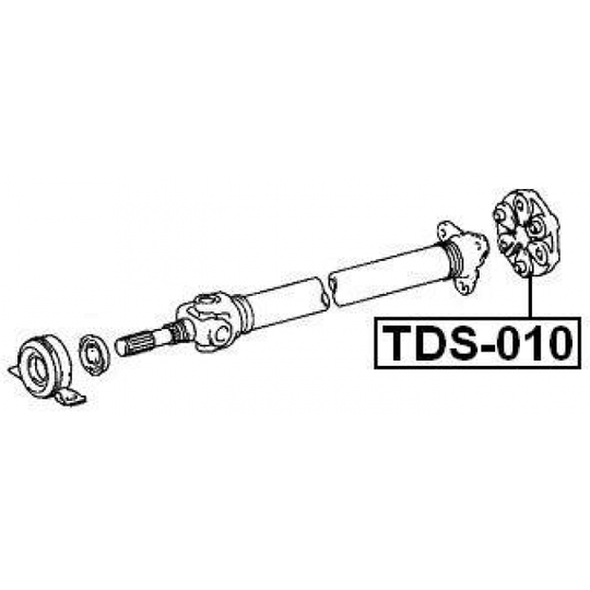 TDS-010 - Tärinänvaimennin, kardaaniakseli 