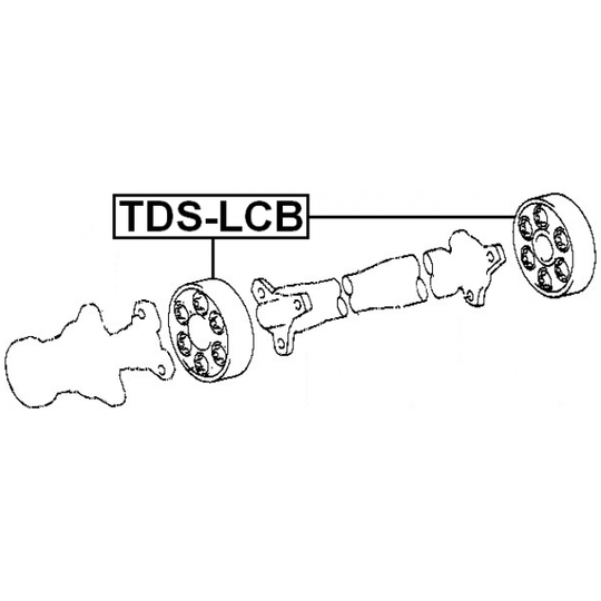 TDS-LCB - Tärinänvaimennin, kardaaniakseli 