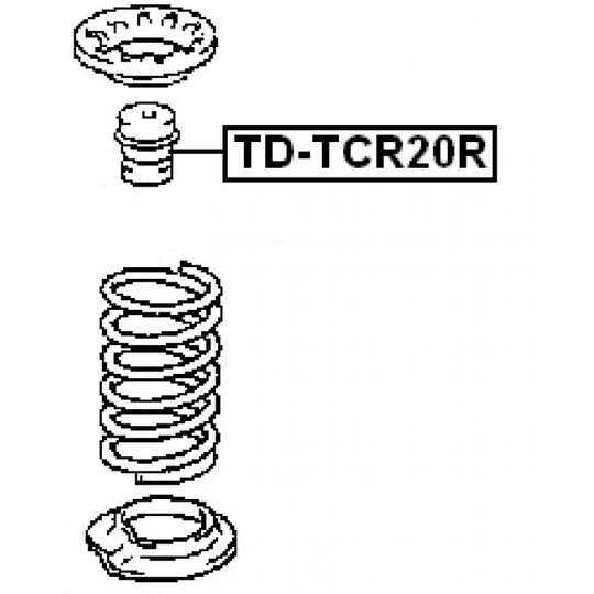 TD-TCR20R - Puhver, vedrustus 