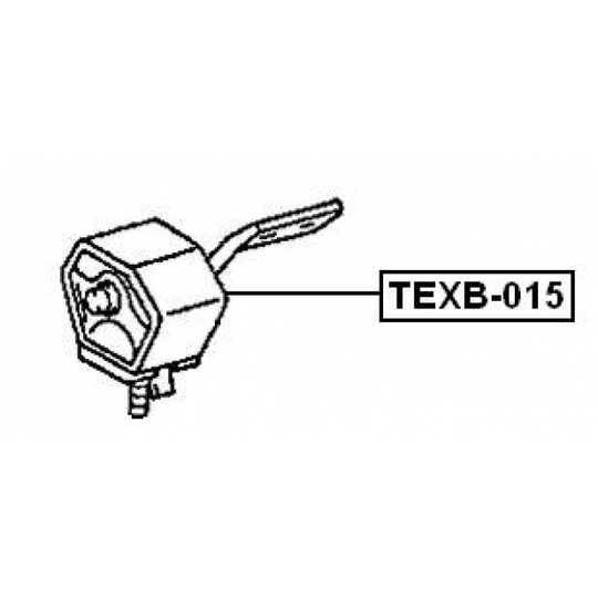 TEXB-015 - Mounting Kit, exhaust system 