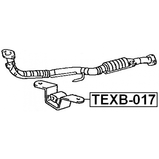 TEXB-017 - Asennussarja, pakoputkisto 