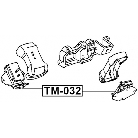 TM-032 - Moottorin tuki 