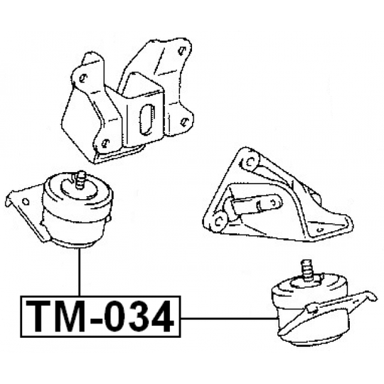 TM-034 - Moottorin tuki 