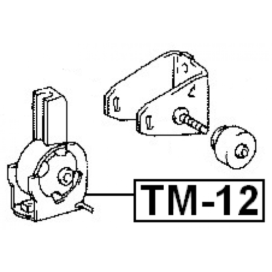 TM-12 - Paigutus, Mootor 