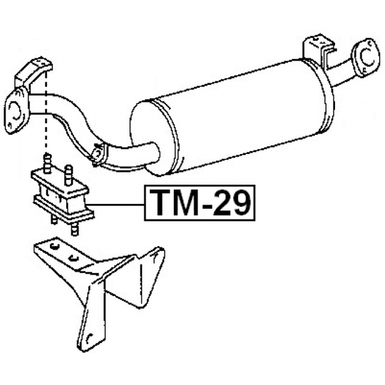 TM-29 - Mounting Kit, exhaust system 