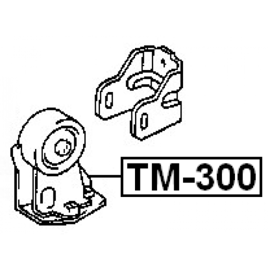 TM-300 - Paigutus, Mootor 