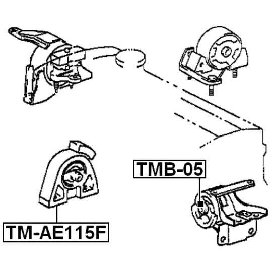 TM-AE115F - Engine Mounting 