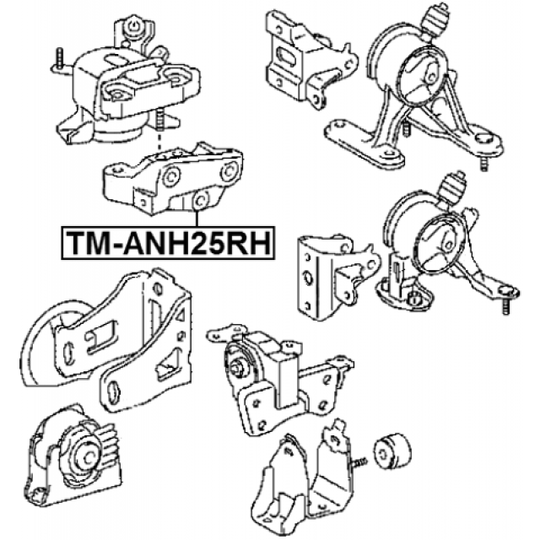 TM-ANH25RH - Motormontering 