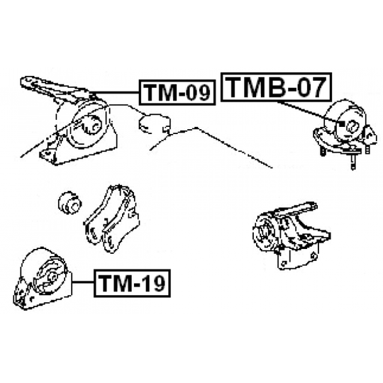 TMB-07 - Paigutus, Mootor 