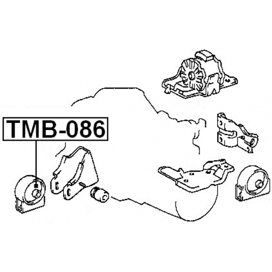 TMB-086 - Paigutus, Mootor 